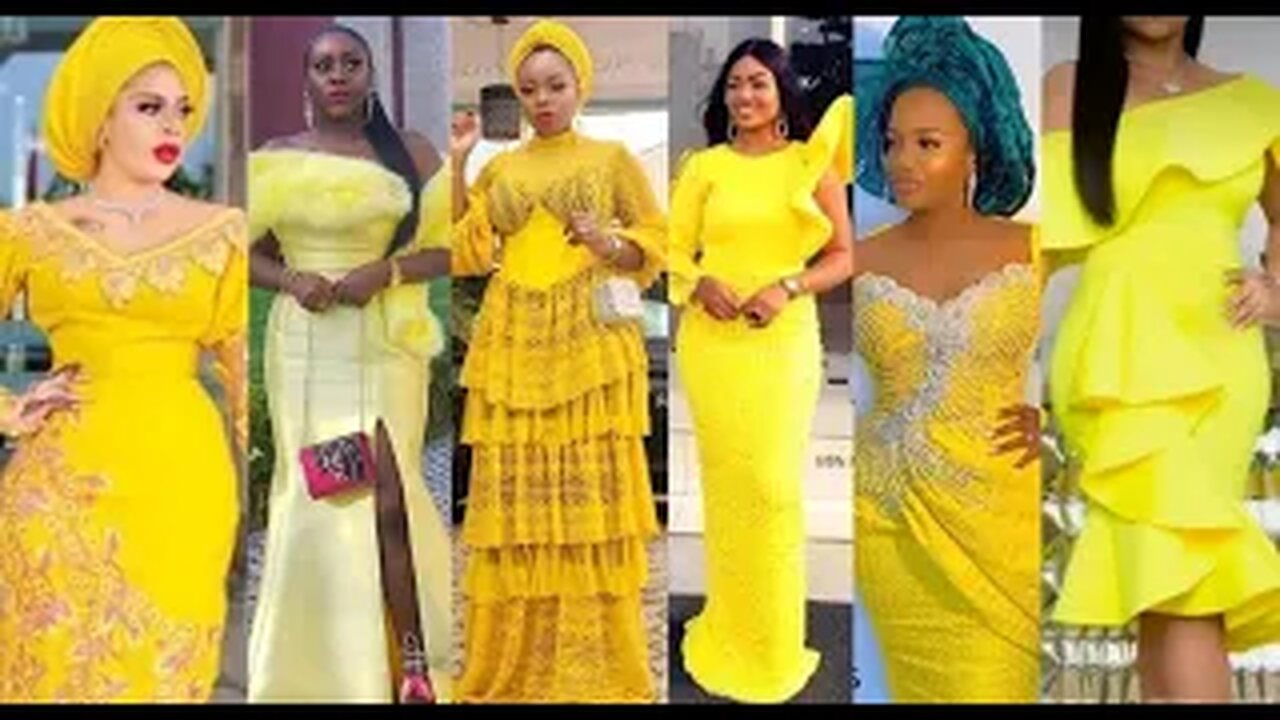 All Yellow Dress Styles For Beautiful Women