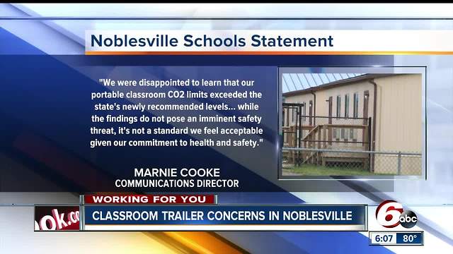 Noblesville classroom trailer causes concern for parents