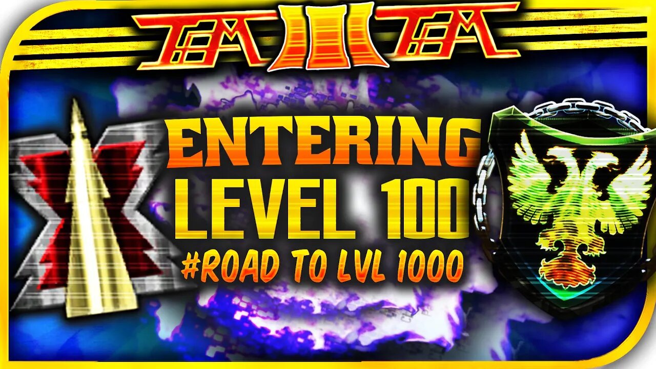 "ROAD TO LEVEL 1000" - ENTERING LEVEL 100 - World At War, Black Ops & Black Ops 2 Emblems! (COD BO3)