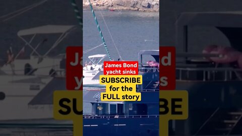 James Bond yacht sinks - 2