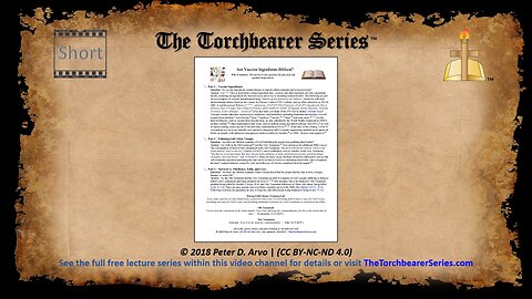 Short PB - Are Vaccine Ingredients Biblical