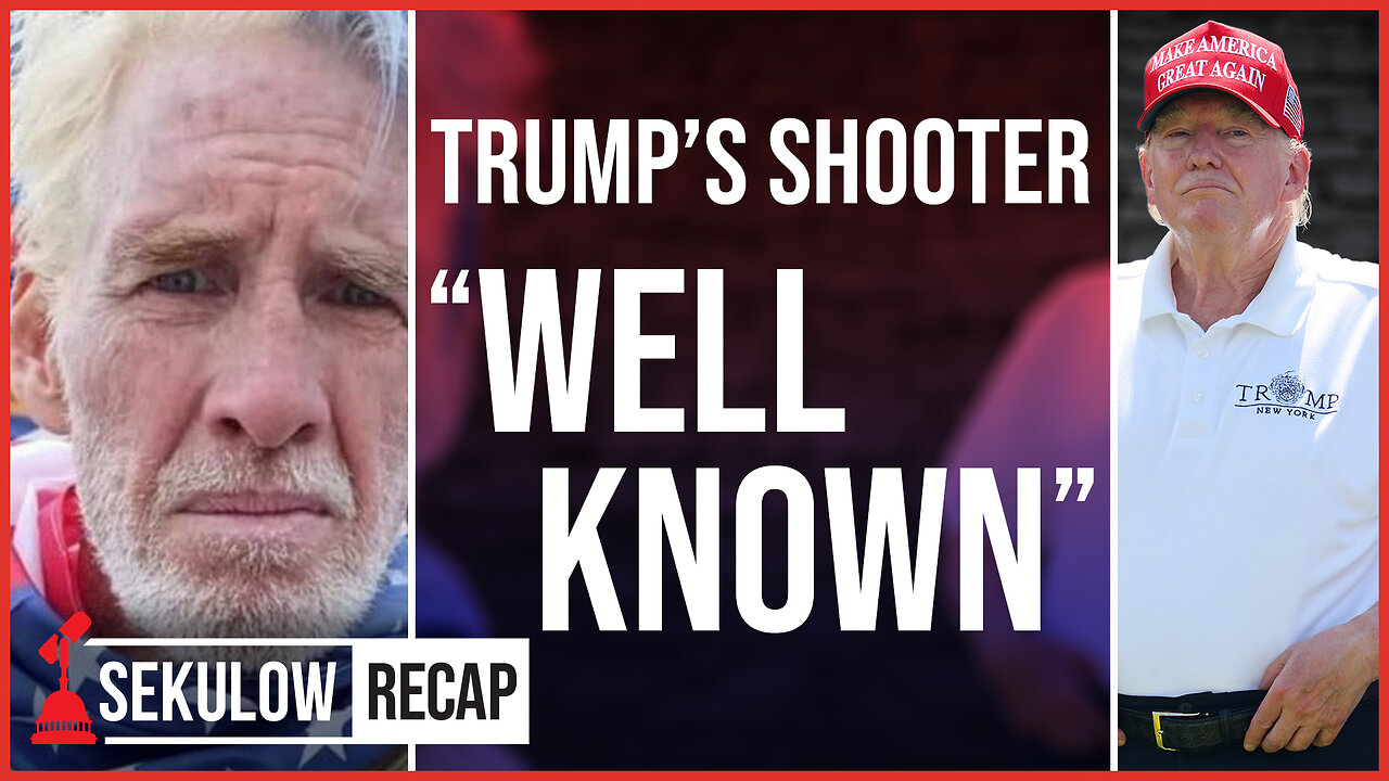 Trump Shooter Is NOT a Stranger - “Well Known”