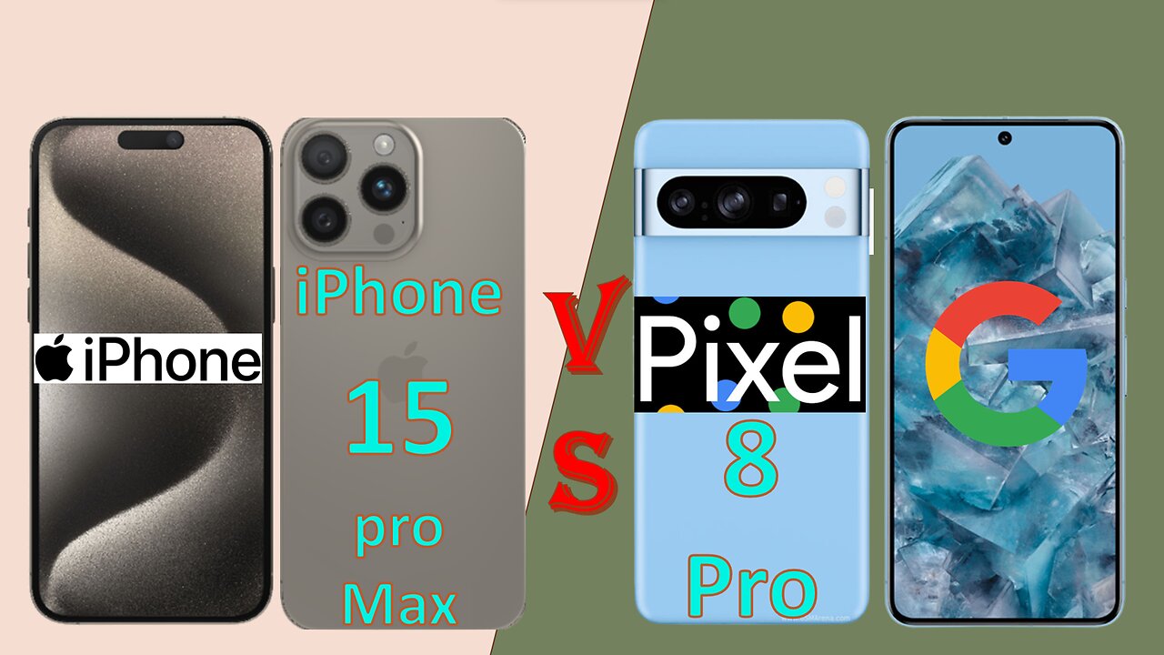 iPhone 15 Pro Max vs Pixel 8 Pro | Full Comparison | @technoideas360