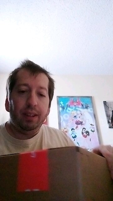unboxing fan mail from my Amazon wishlist