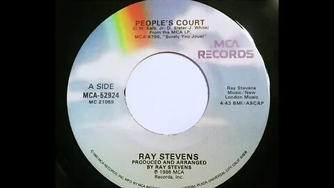 Ray Stevens - "People's Court" (Official Audio)