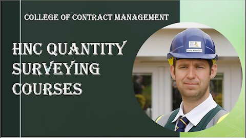 HNC Quantity Surveying Courses