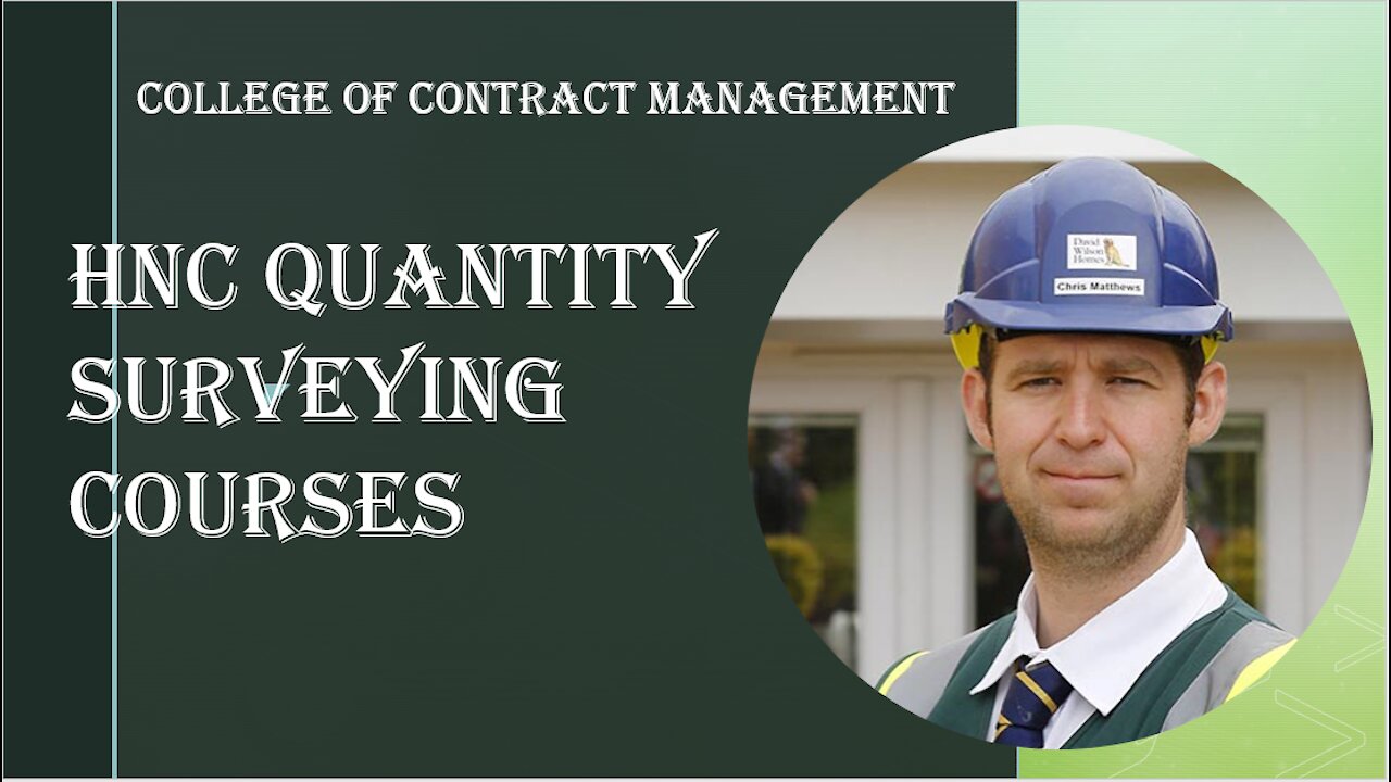 HNC Quantity Surveying Courses