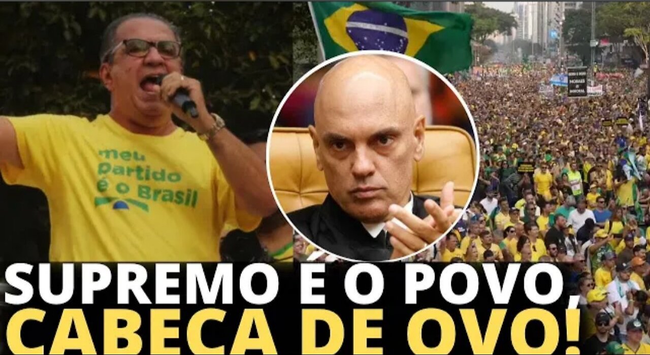 Silas Malafaia grita por prisão de Moraes na Avenida Paulista em manifestação dia 7 de Setembro