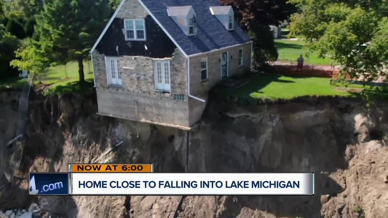 No plan in place to save Somers home from falling into lake