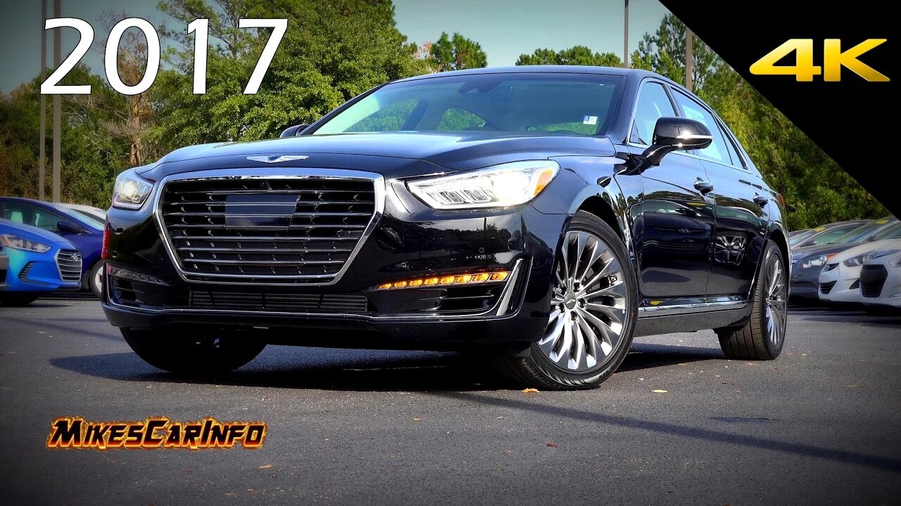 2017 Genesis G90 3.3T Premium - Ultimate In-Depth Look in 4K