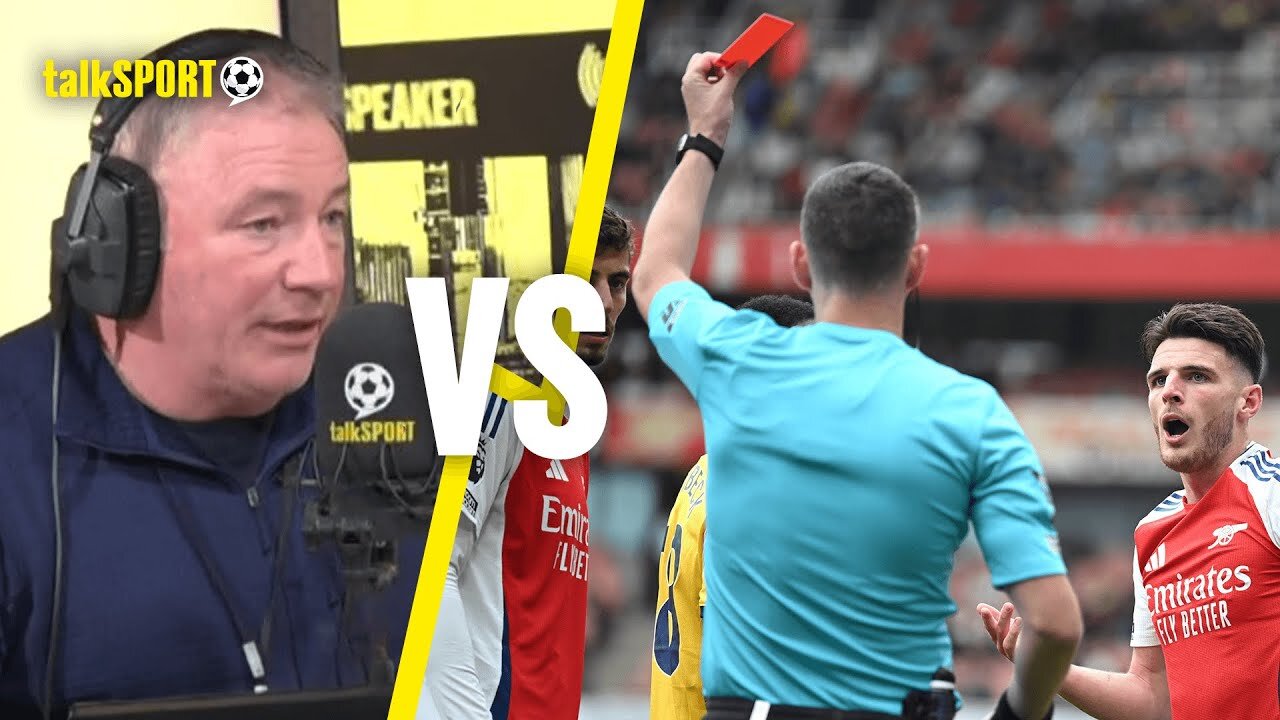 "THE REF WAS WRONG!" 😡 Ally SLAMS The Decision To SEND OFF Declan Rice During Brighton Draw! 🤦‍♂️