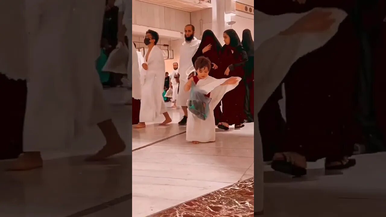 Cute Baby Performing Umrah 🕋 #islam #islamicvideo #youtubeshorts