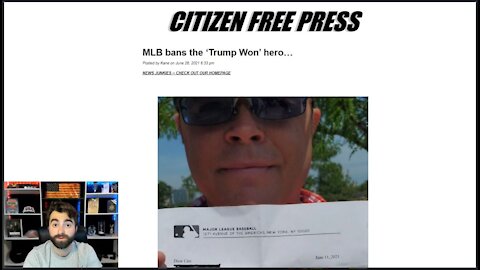 "Trump Won" Flag Dropper BANNED INDEFINITELY From All MLB Locations! LOL