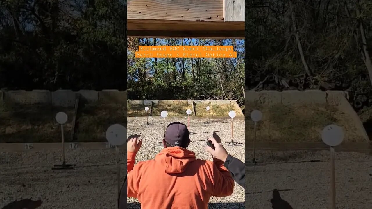Richmond BGC Steel Challenge Match Stage 3 Pistol Optics Al #uspsa #unloadshowclear