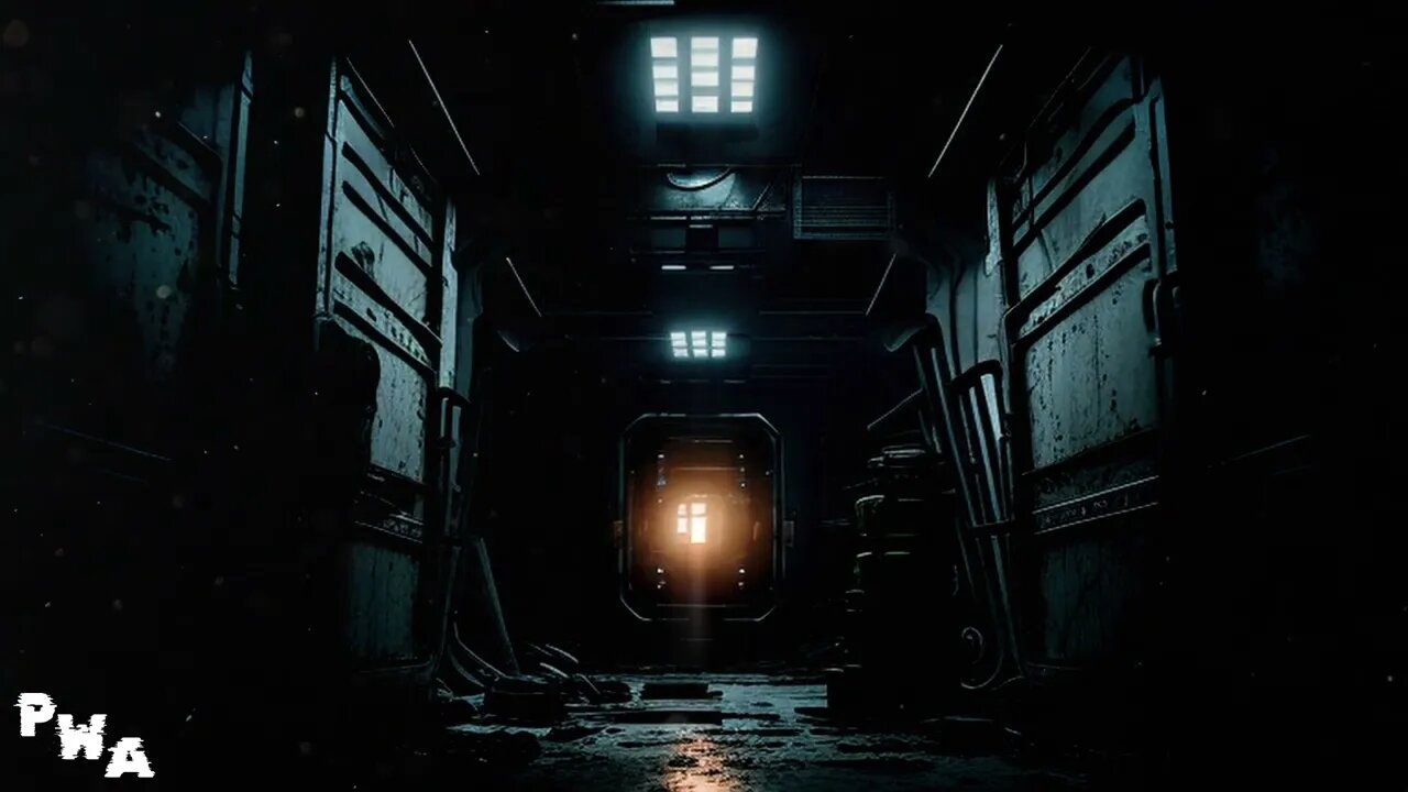 Abandoned Cargo Hold: An Ambient Journey Through the Remnants of a Derelict Spaceship