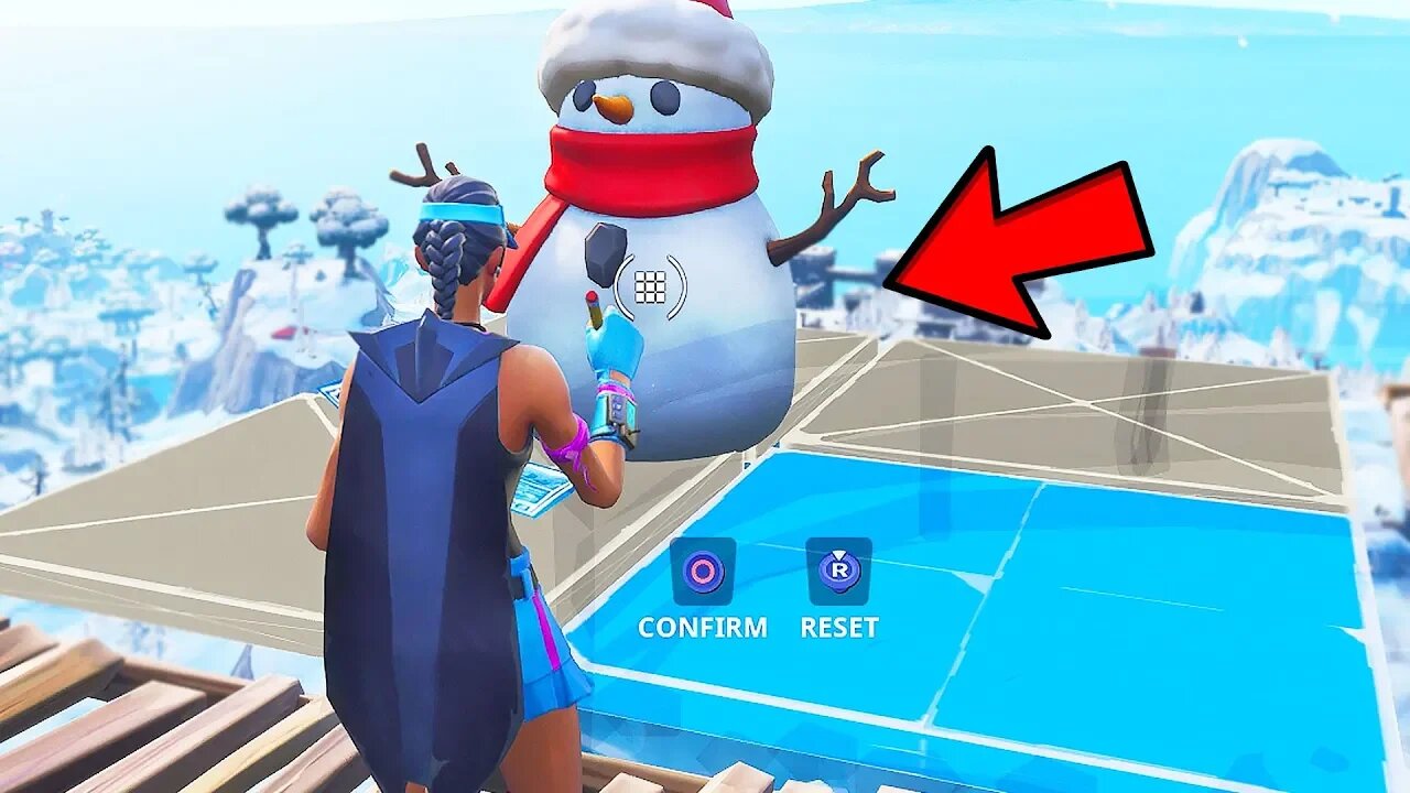 i found a No Fall Damage With SnowMan GLITCH..