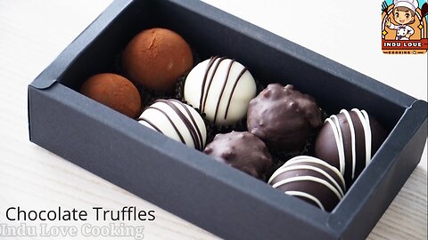 How to make Chocolate Ganache Truffles.Chocolate Truffles Yammy. @Indulovecooking