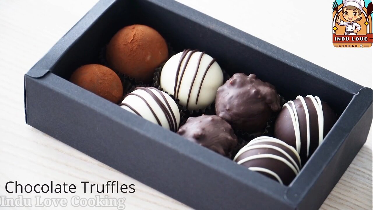 How to make Chocolate Ganache Truffles.Chocolate Truffles Yammy. @Indulovecooking