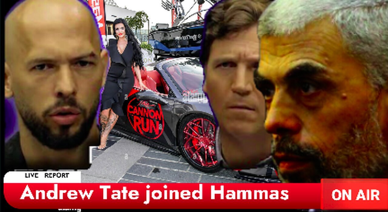 Andrew Tate announced that he joined Hamas. Let's see if he is man enough to do that! | Malay Subs |