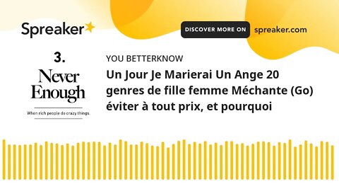 Un Jour Je Marierai Un Ange 20 genres de fille femme Méchante (Go) éviter à tout prix, et pourquoi