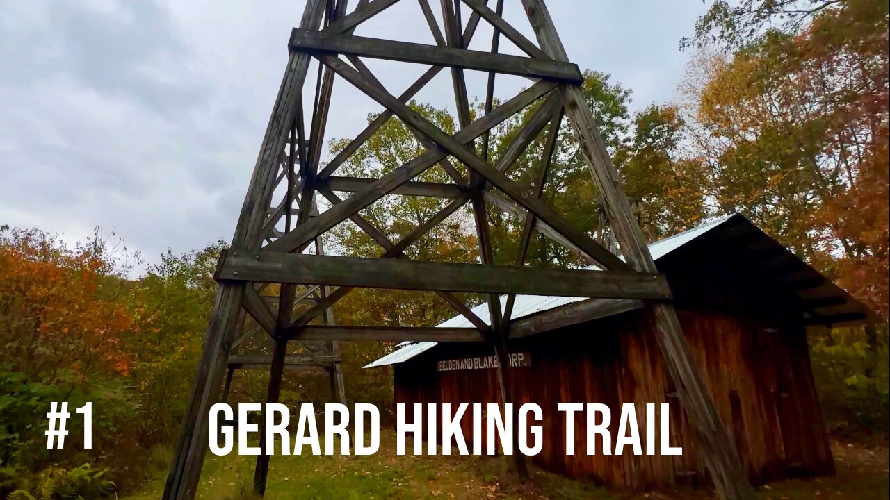 Backpacking The Gerard Hiking Trail - Oil Creek State Park PA Part 1