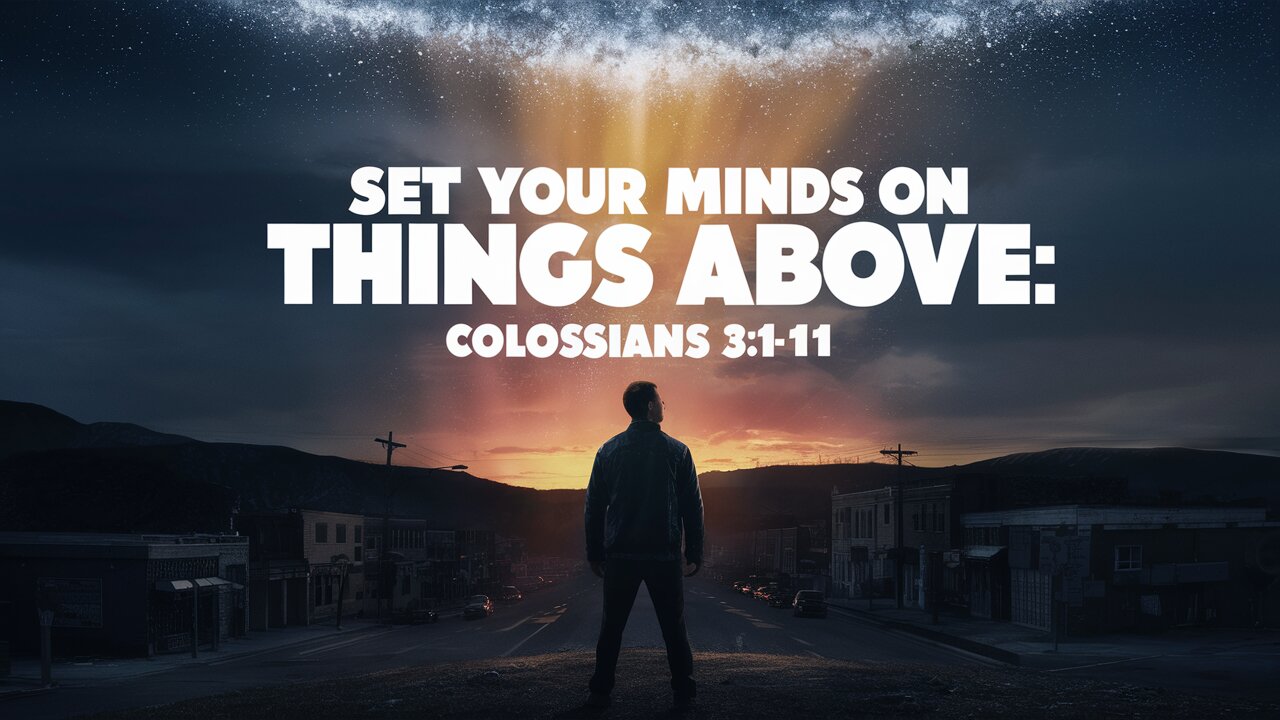 Set Your Minds on Things Above | Colossians 3:1-11 | Ontario Community Church | Ontario Oregon