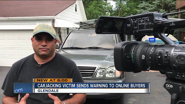 Carjacking victim sends warning to Craigslist buyers