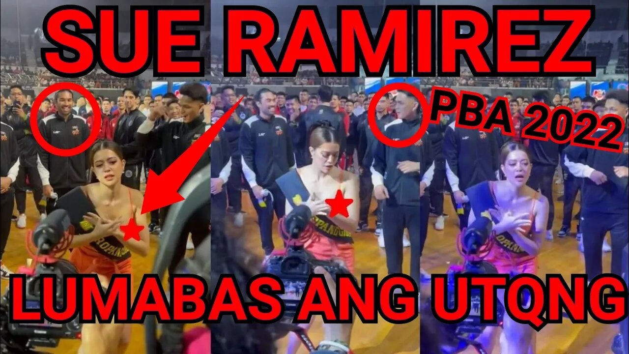 SUE RAMIREZ NABOSOHAN HABANG NAGSAYAW SA PBA 2022 DANCE FLOOR NG PARO PARO G - SOBRANG MAINIT