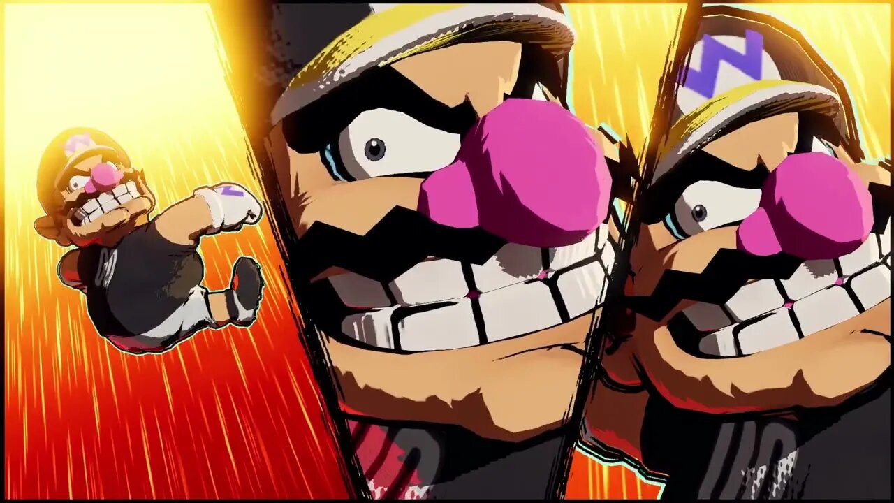 All Wario Animations in Mario Strikers Battle League