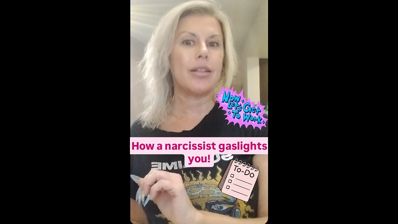 How a narcissist gaslights you!