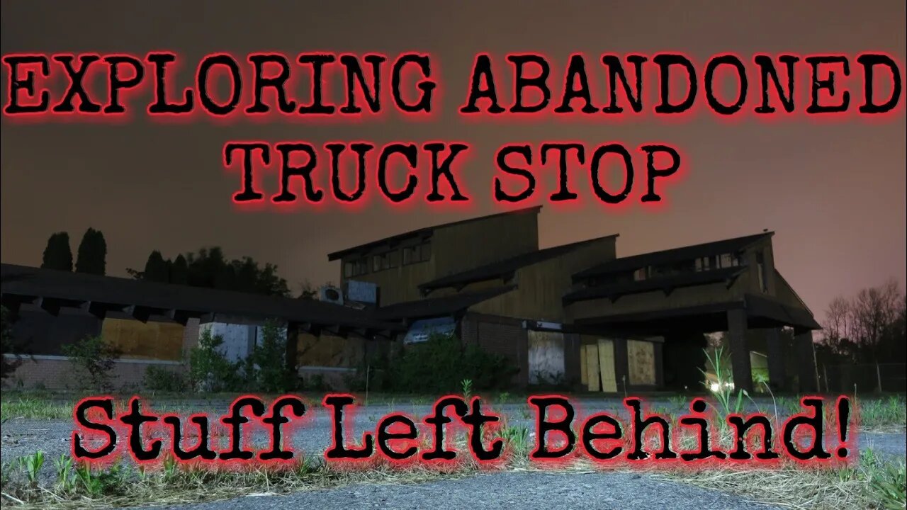 OLD STUFF LEFT BEHIND IN ABANDONED TRUCK STOP/MOTEL!