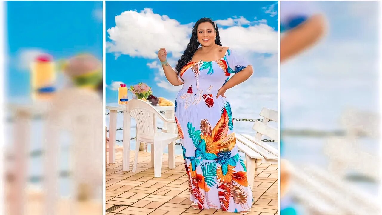 ✔️ VESTIDO CIGANINHA ESPERANDO PLUS SIZE