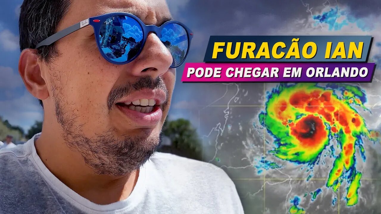 Furacão IAN, pode chegar em Orlando.... #medo