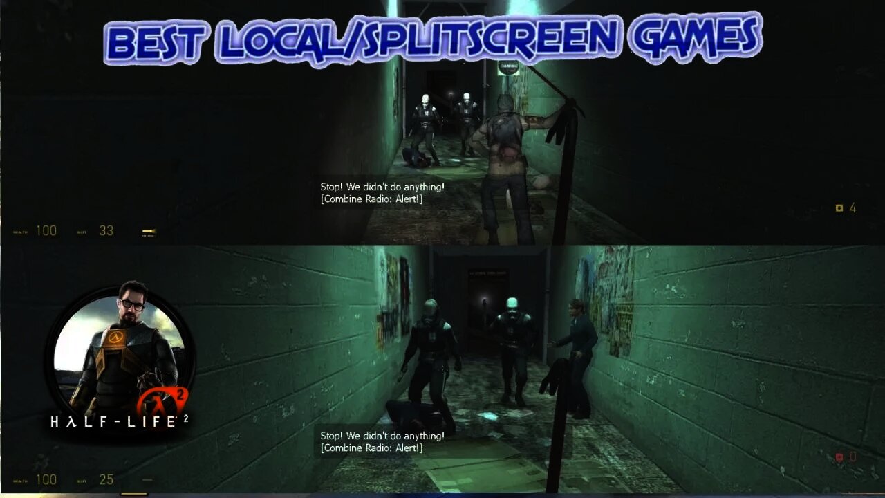 Half Life 2 Multiplayer - Splitscreen Campaign on Nucleus Coop #2 [Synergy]