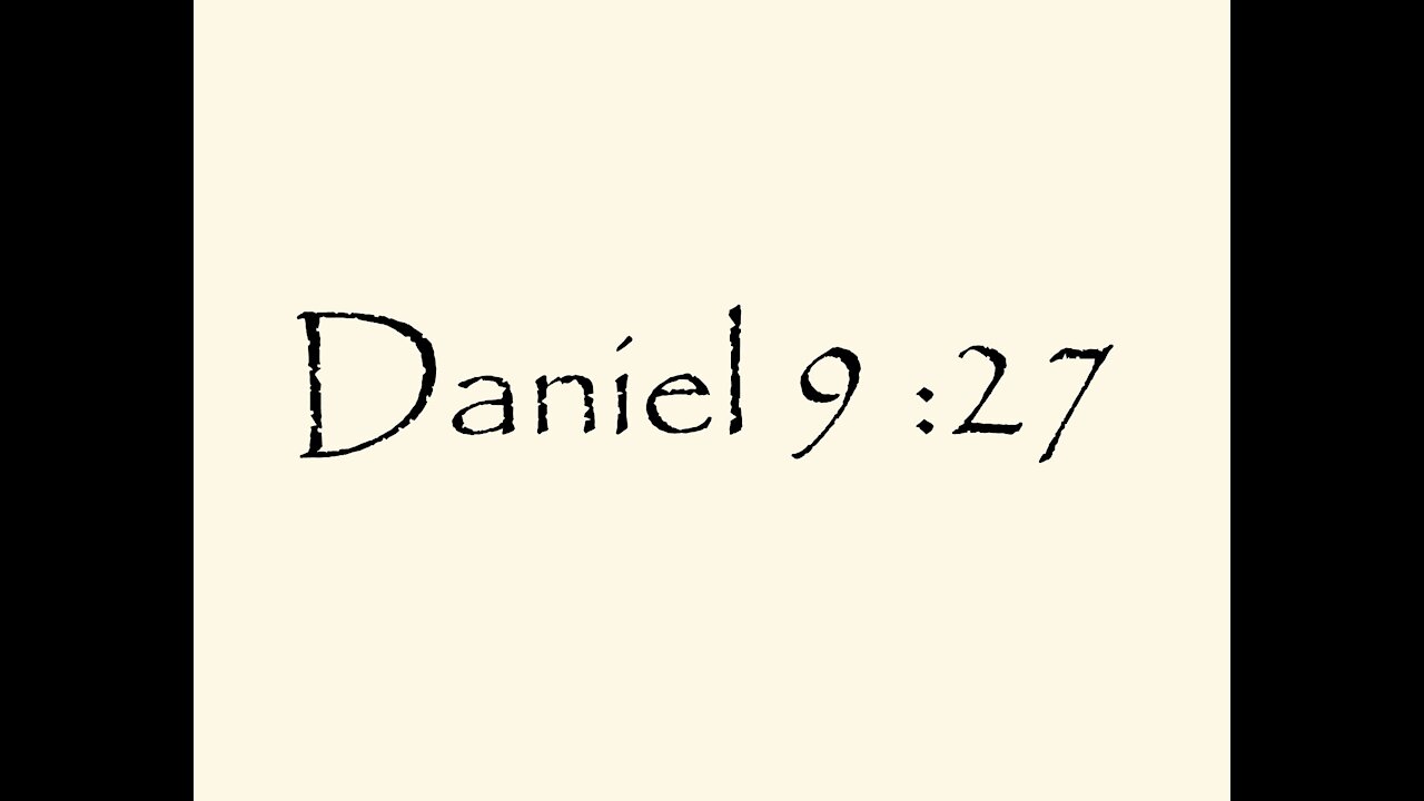 Est-ce que le traité de 7 ans de Daniel 9 :27 aurait été signé?