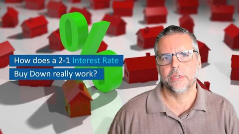 How does a 2/1 Interest Rate Buy-Down really work?