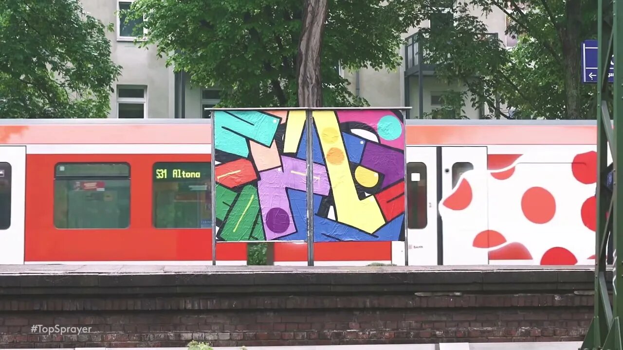 GRAFFITI ON TRAINS IN GERMANY