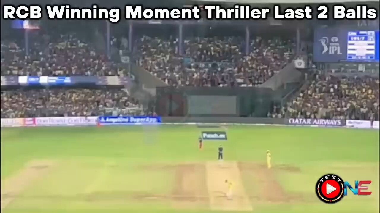 RCB Winning Moment Over CSK 2024 #rcb #csk #ipl2024