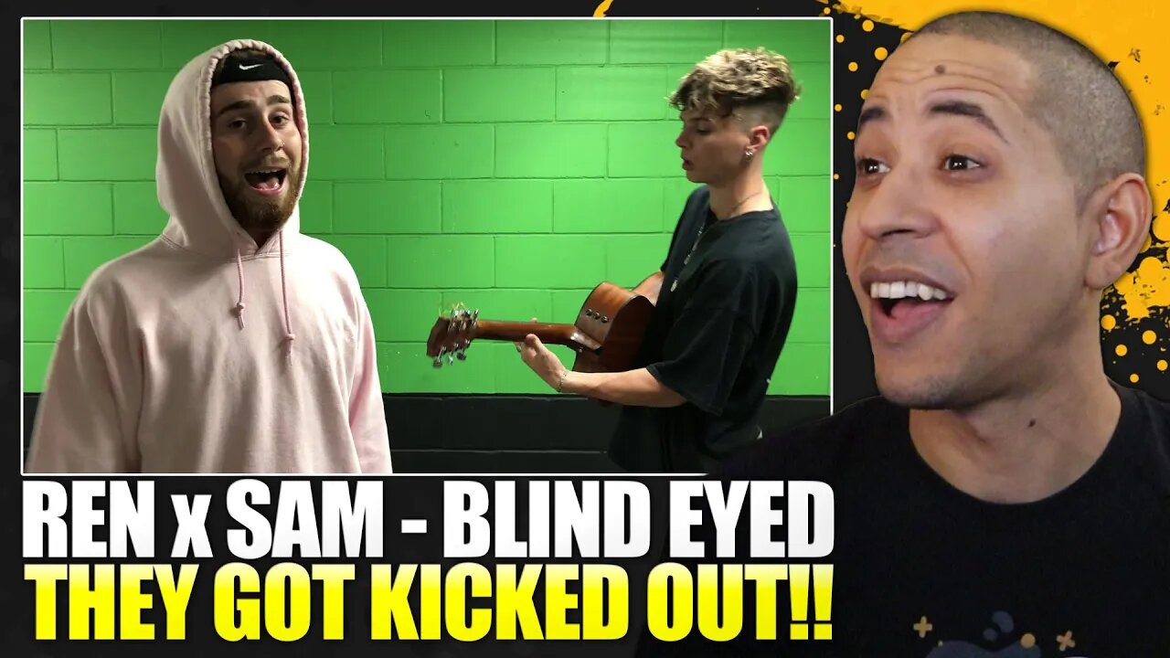 THEY GOT KICKED OUT! | Ren & Sam - Blind Eyed Ft. Angry Car Park Attendant (Reaction)