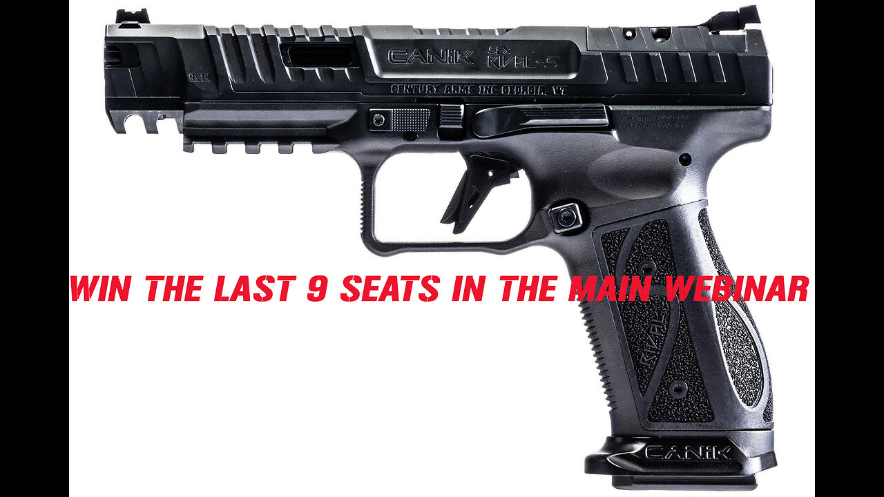 Canik SFx RIVAL-S Dark Side MINI #3 FOR THE LAST 9 SEATS IN THE MAIN WEBINAR