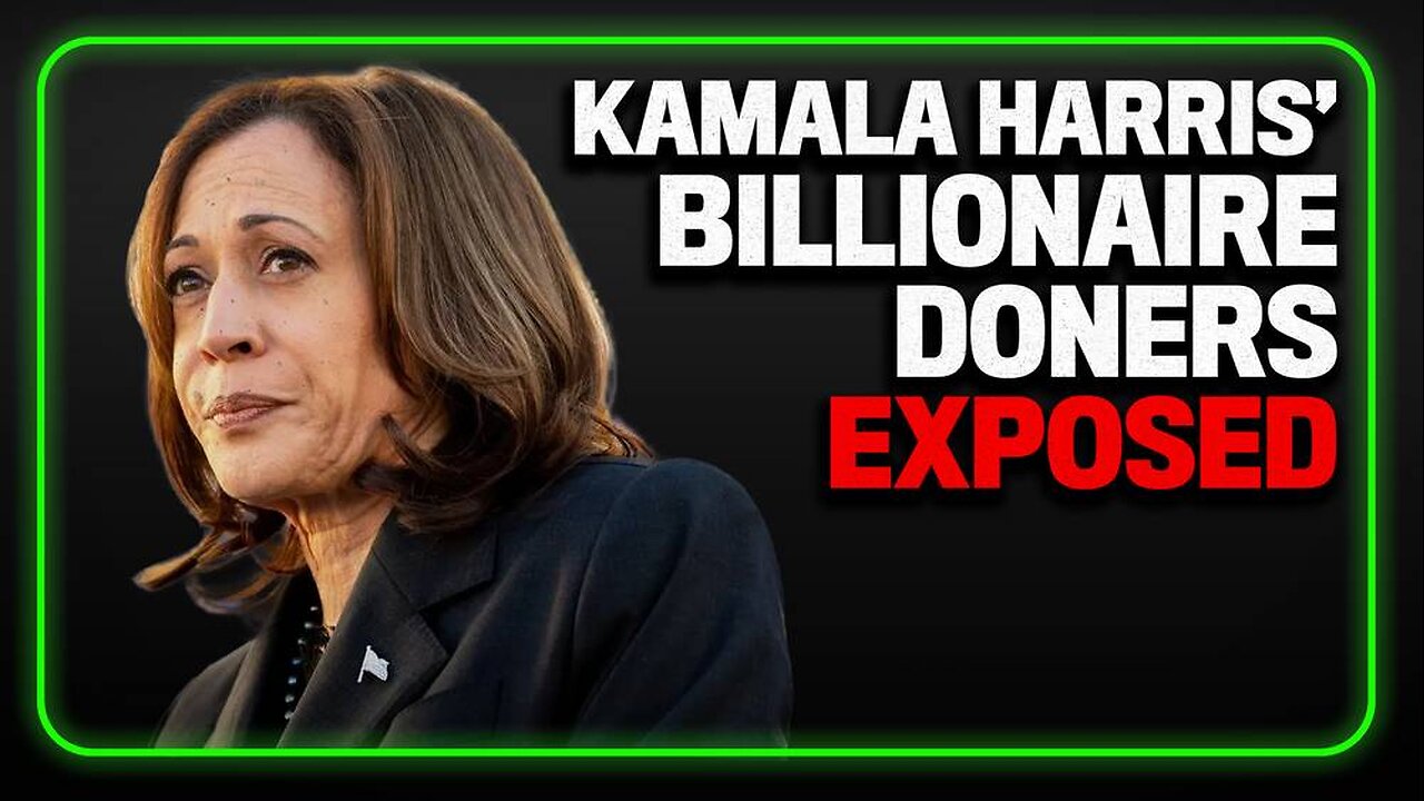 Kamala Caught Taking Millions From Corporations She Promised To Oppose