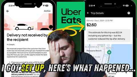 I Got Scammed by an UberEats Customer and we BOTH Got CANCELED!! Here's What Happened...