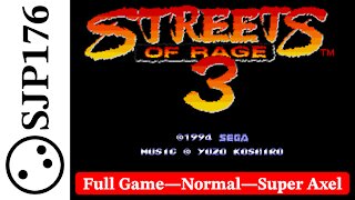 Streets of Rage 3—Uncut No-Commentary Casual Playthrough—Full Game