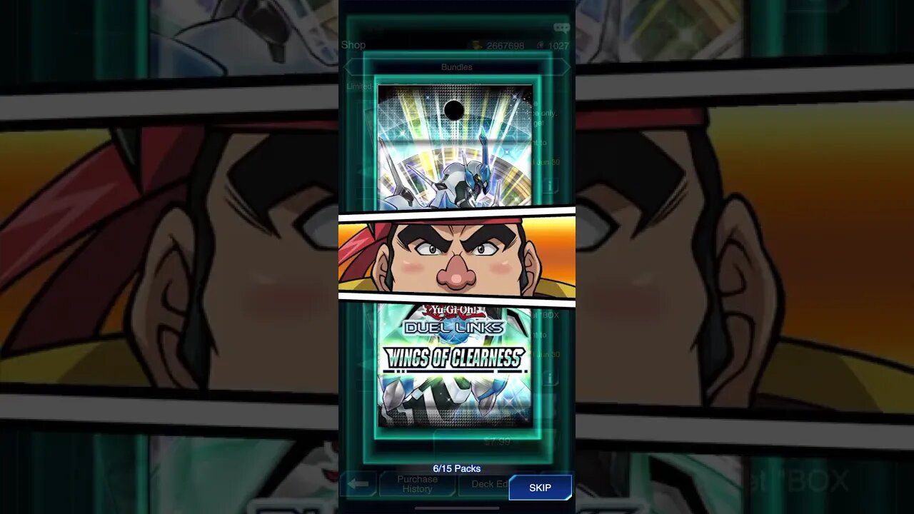 Yu-Gi-Oh! Duel Links - Wings of Clearness Limited-Time Pack Bundle Opening x15