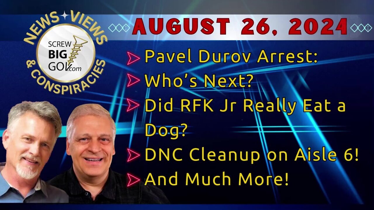 Did RFKjr Really Eat a Dog? DNC Cleanup! SG Anon on Trump Going to Jail and More!