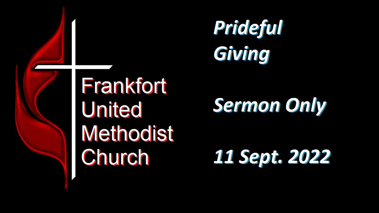 Prideful Giving