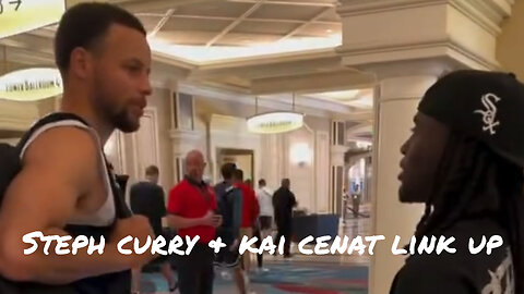 Steph Curry & Kai Cenat link up in Vegas