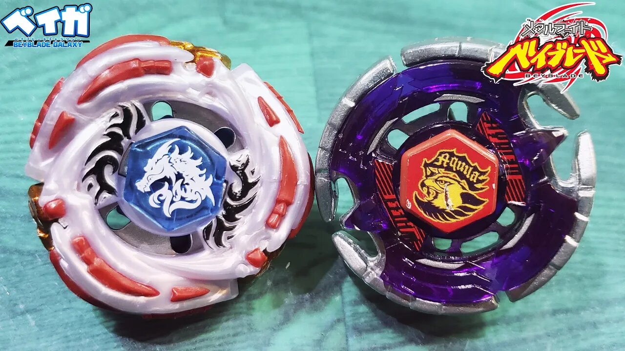 METEO L-DRAGO LW105LF vs EARTH AQUILA 145WD na arena DASH - Metal Fight Beyblade メタルファイトベイブレード