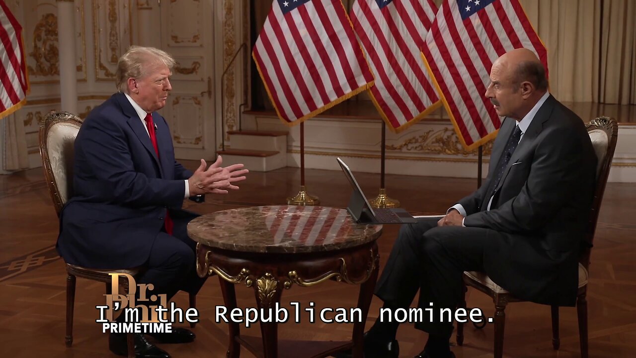 Dr Phil One on One with President Trump - Includes HC Subtitles