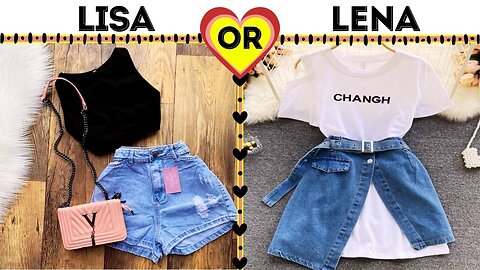 LISA OR LENA 🌟 [FASHION] ♥ #lisa #lisaandlena #lena #lisaorlena #lisalena